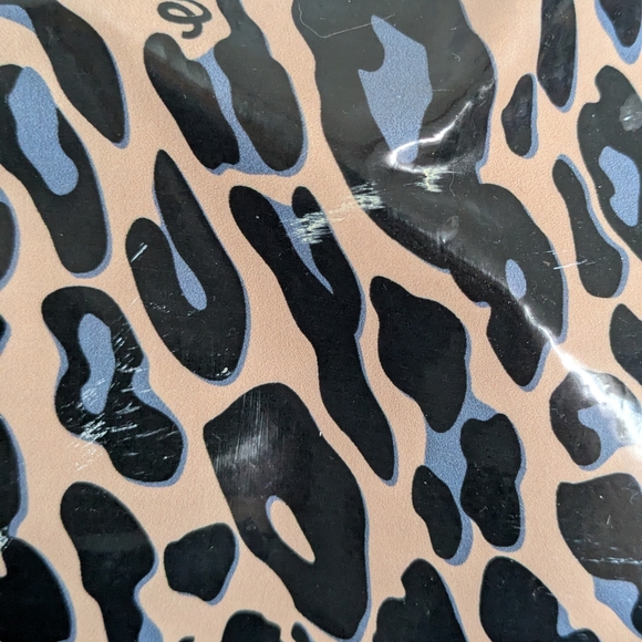 Consuela Blue Jag Weekender - Tan and Black Leopard Travel Bag - Picture 9 of 12